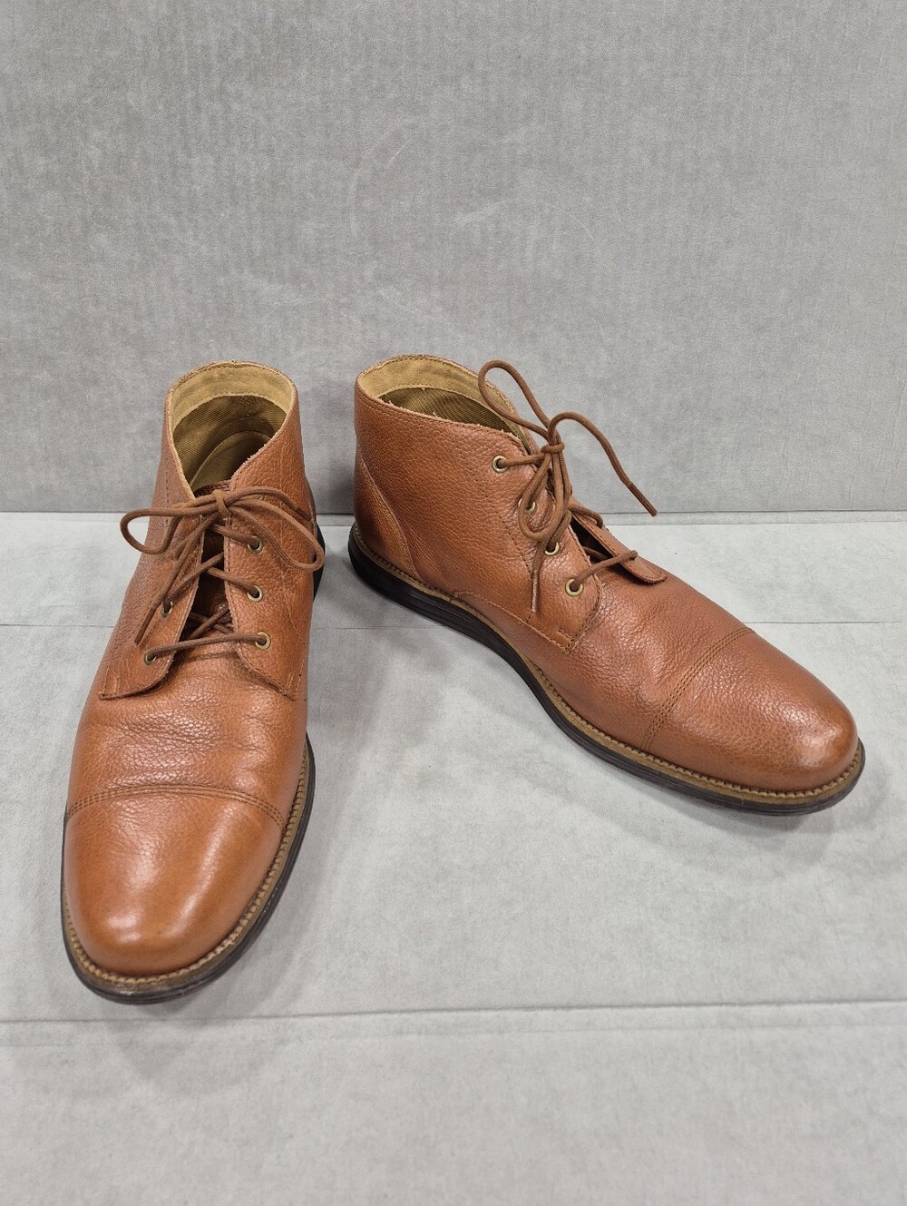 Cole Haan Original Grand Woodbury chukka boots men's 10.5M golden brown leather